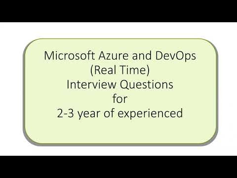 Azure & DevOps interview questions on scenario based