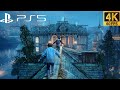 (PS5) Uncharted 4 Running away from boarding school Scene Nathan Sam 4K HDR