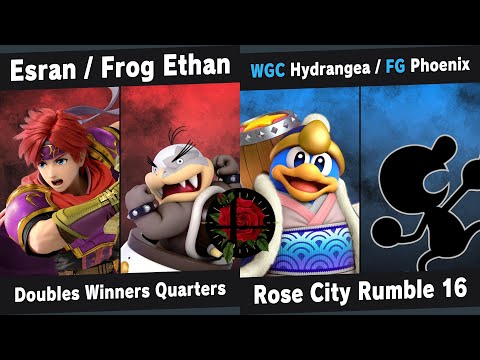 RCR 16 Doubles Winners Quarters - Esran/Frog Ethan vs Hydrangea/Phoenix - Smash Ultimate