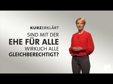 #kurzerklärt: "Ehe für alle" - wirklich alle gleichberechtigt?