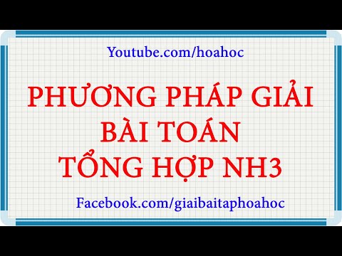 , title : 'Phương pháp giải bài toán tổng hợp NH3'