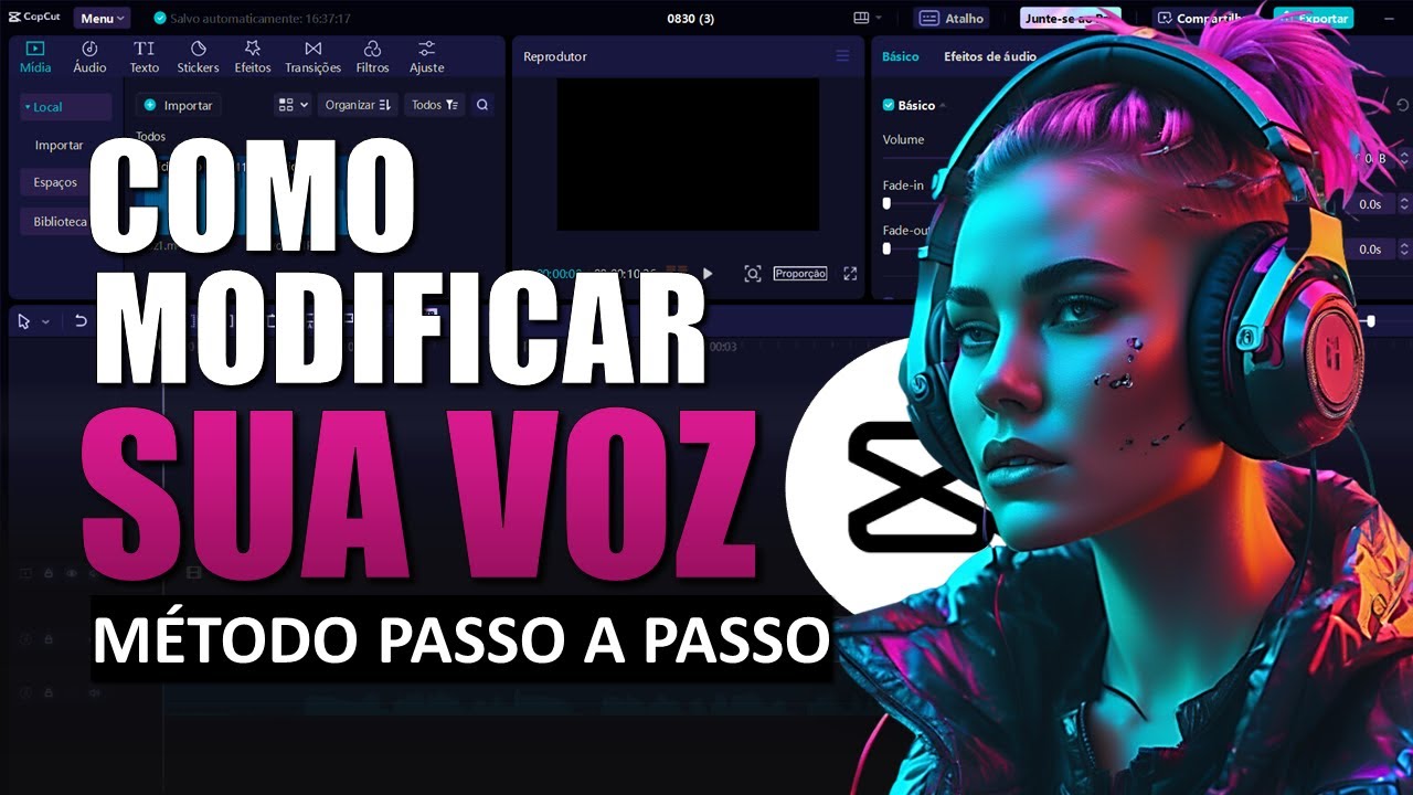 COMO MODIFICAR VOZ - Método Passo a Passo com Capcut