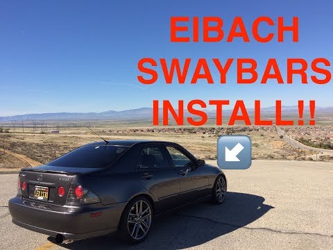 HOW TO: LEXUS IS300 EIBACH SWAYBARS INSTALL