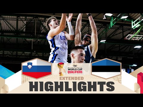 Slovenia 🇸🇮 v Estonia 🇪🇪 | Extended Highlights | FIBA Basketball World Cup 2027 European Qualifiers