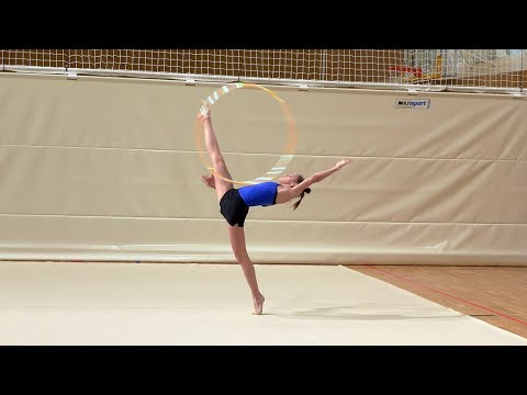 Iana Benčić Pripreme za EU prvenstvo u ritmici