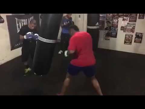 Jarrell Miller & Julian Sosa SMASHING The Heavybag Preparing For Upcoming Fights!!