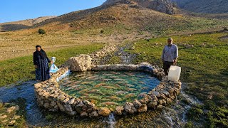 Medeniyetten uzak göçebe yaşam | Zagros Dağları'nda göletler inşa etmek ve balık yetiştirmek 🏞🐟