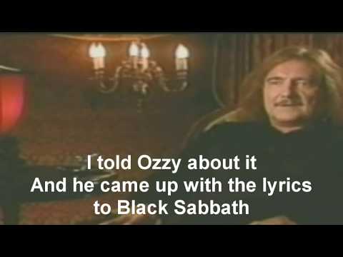 Geezer talks about the song "Black Sabbath"