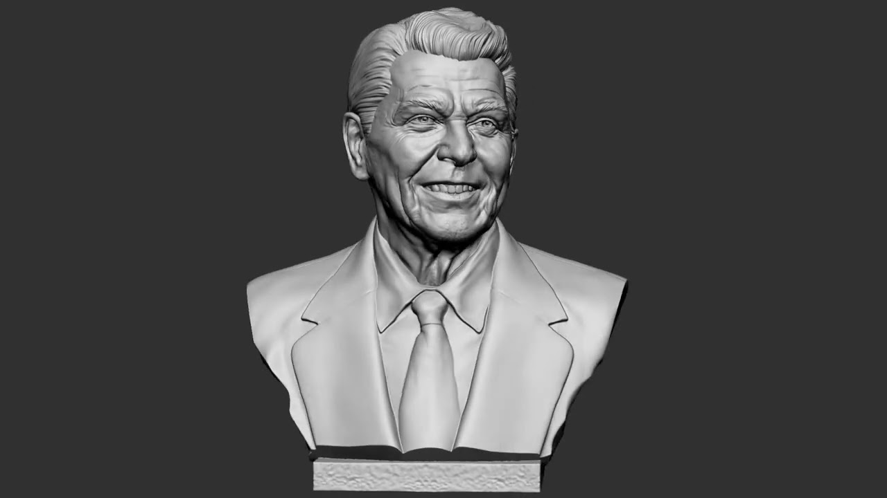 Ronald Reagan 3D Print Model