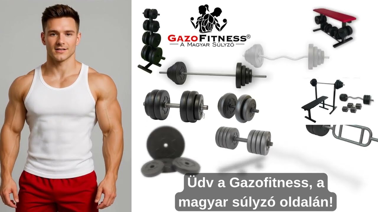 GazoFitness magyar gyártású kézi súlyzók edzés közben