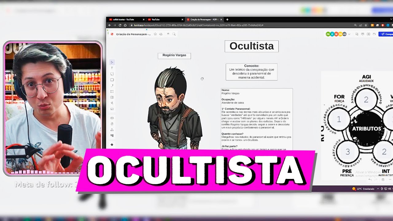 Criando seu OCULTISTA em ORDEM PARANORMAL