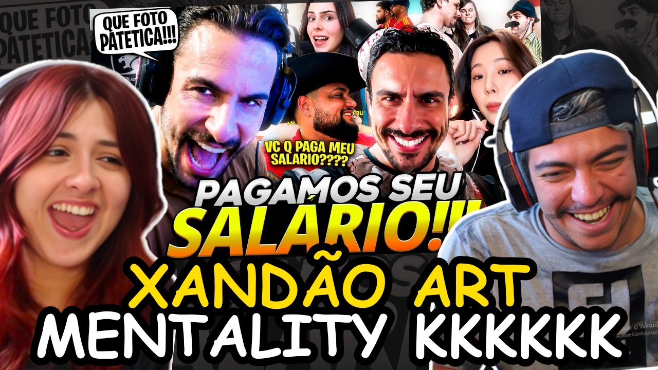 XANDÃO ART MENTALITY KKK | XANDÃO REAGINDO aos VÍDEOS mais VERGONHOSOS do CHAT #202