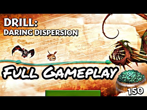 DRILL: DARING DISPERSION FULL GAMEPLAY - NEW GAUNTLET EVENT - Dragons: Rise of Berk
