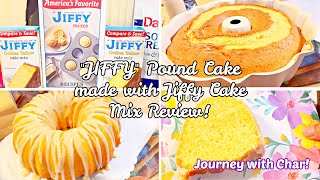 JIFFY POUND CAKE? JIFFY YELLOW CAKE MIX POUND CAKE REVIEW! JIFFY CAKE MIX HACK! LETS TRY THIS OUT!