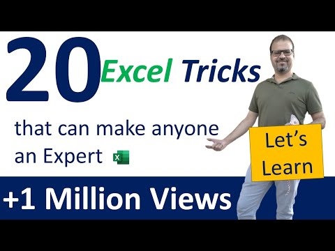 Excel Tutorial | 20 Tricks & Shortcuts That Can Make Anyone An Excel Expert
