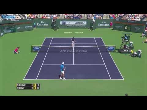 2015 BNP Paribas Open Semi-Final Highlights - Djokovic v Murray & Raonic v Federer