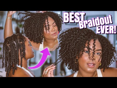 The Perfect Twisted Braid-Out on Natural Hair!!