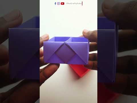 Origami Box Divider Tutorial | DIY Organization Box | Easy Paper Crafts