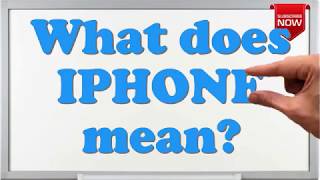 What is the full form of IPHONE?