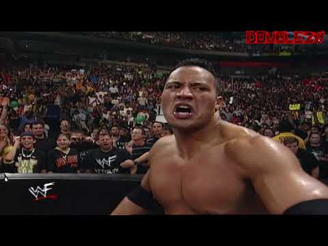 The Rock vs. Road Dogg, Billy Gunn, & X-Pac | January 3, 2000 Raw