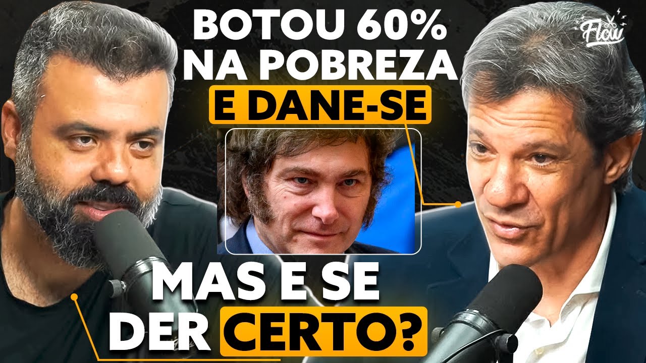 Fernando Haddad é SINCERO sobre MILEI