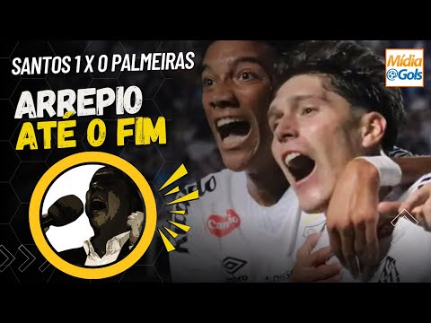 Rollheiser scored and 4 commentators were like this - Santos 1 x 0 Palmeiras
