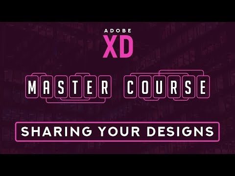 14. Sharing your Project/Designs in Adobe XD!