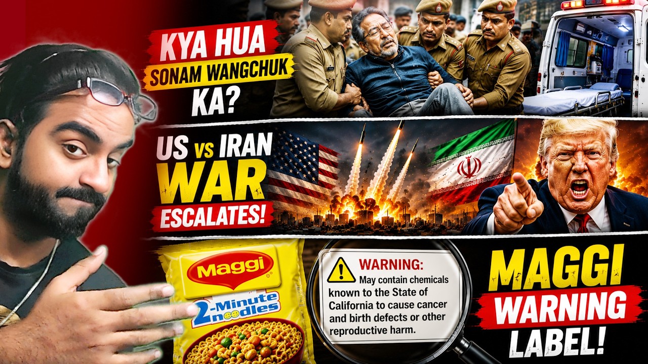US vs Iran Escalates 😨 Samsung Passport Phone, Maggi Warning, Sonam Wangchuk