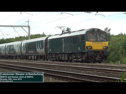 Caledonian Sleeper at Bamfurlong - 30th June 2019