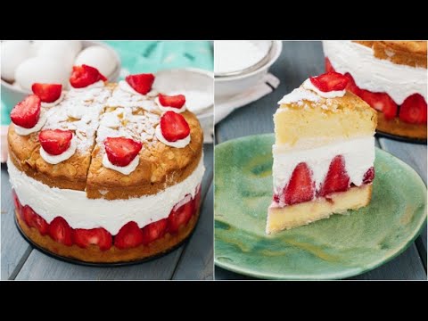 Strawberry cake: a beautiful cake perfect for any occasion!