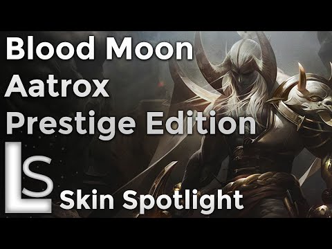 Blood Moon Aatrox Prestige Edition - Skin Spotlight - Blood Moon Collection - League of Legends