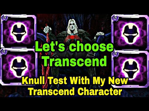 New Transcend Character | Transcend Selector Character Play Against Knull - Marvel Future Fight