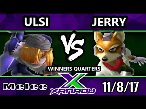 S@X 227 Melee - Ulsi (Sheik) Vs. Jerry (Fox) - Smash Melee Winners Quarters - SSBM
