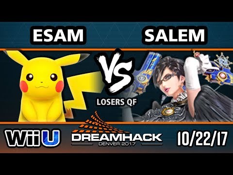 DHDEN17 Smash 4 - PG | ESAM (Pikachu) Vs. MVG | Salem (Bayonetta) - Wii U Singles LQF