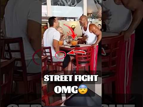Crazy Street Fight Knockout.| One Punch Knockout tutorial. #boxing #boxingtraining #mma #fighter#fyp