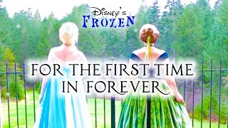 For The First Time In Forever in REAL LIFE - Evynne Hollens & Malinda Kathleen Reese -  FROZEN
