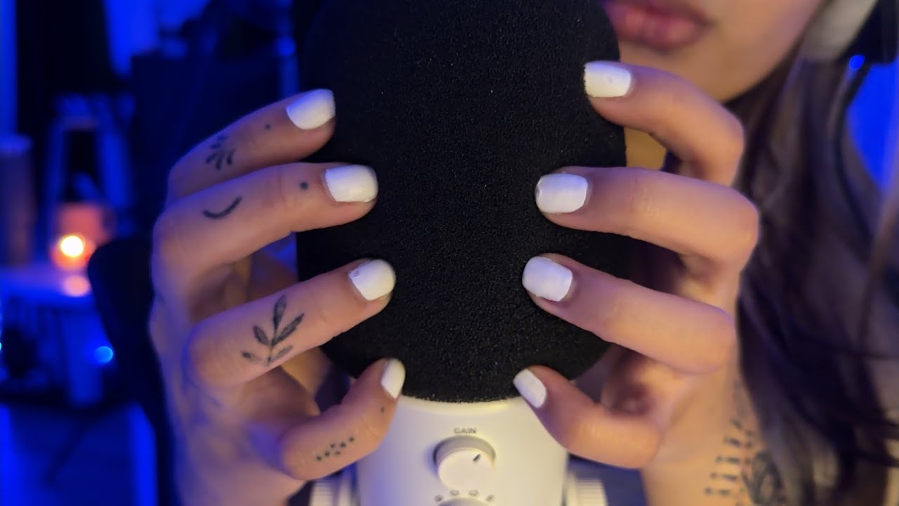 ASMR | Deep & Aggressive Foam Mic Scratching | Dwayne’s Custom Video