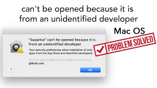 Open Mac Unidentified Developer App | Problem Solved | Loxyo Tech