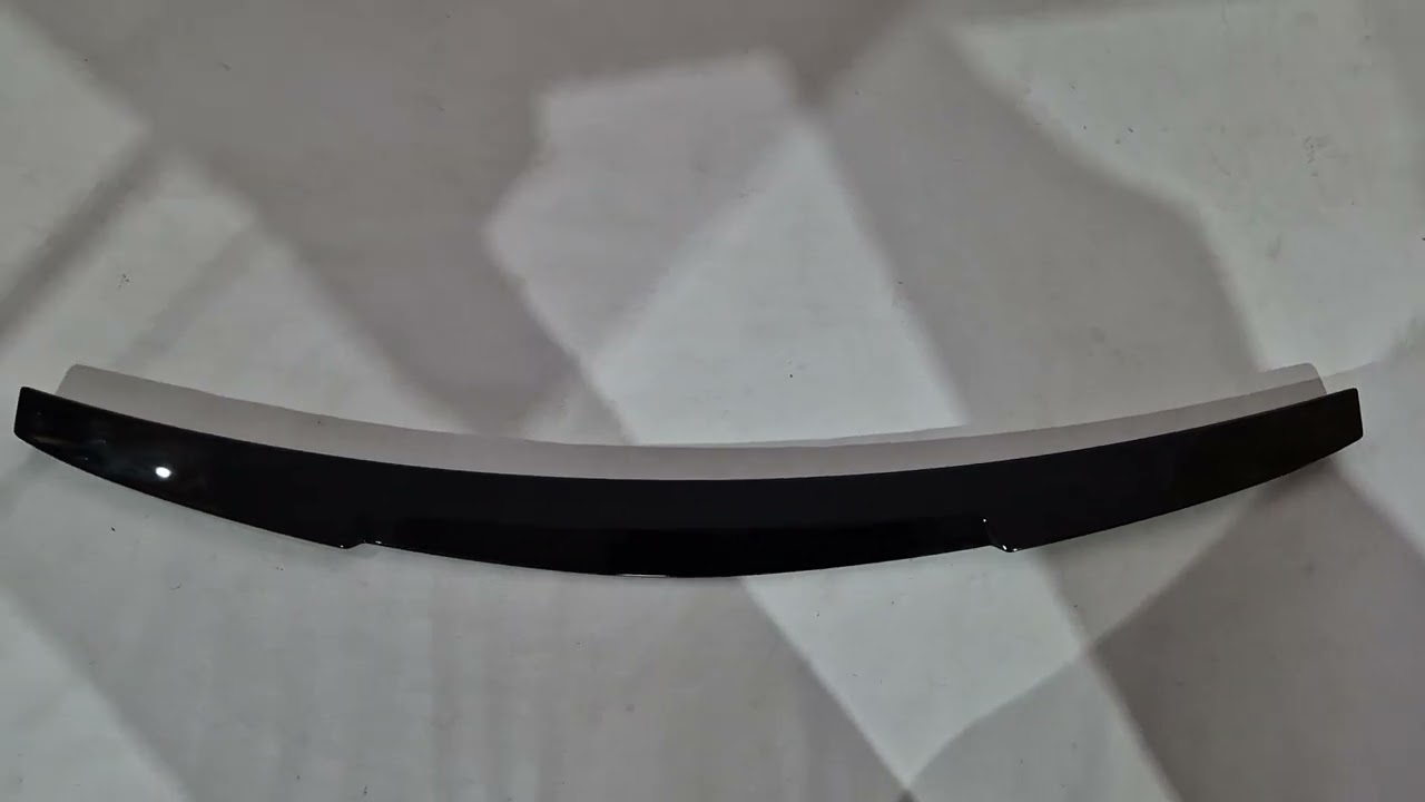 Audi A4 B8 2007-2015 гг. Спойлер DPT M4 (ABS, Черный Глянец) Video 1