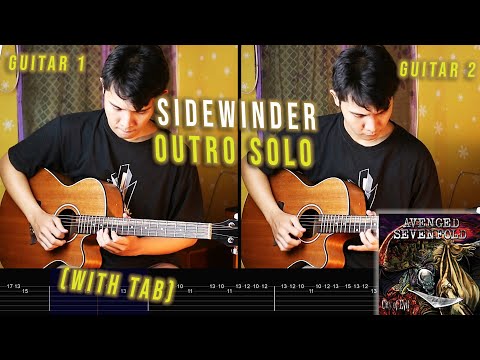 Avenged Sevenfold - Sidewinder Outro Guitar Solo + TAB