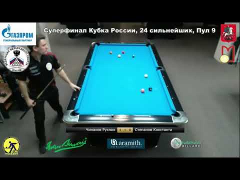 6LR Р. Чинахов (R. Chinakhov) vs К. Степанов (K. Stepanov) Superfinal Russia Open 9-ball 2020