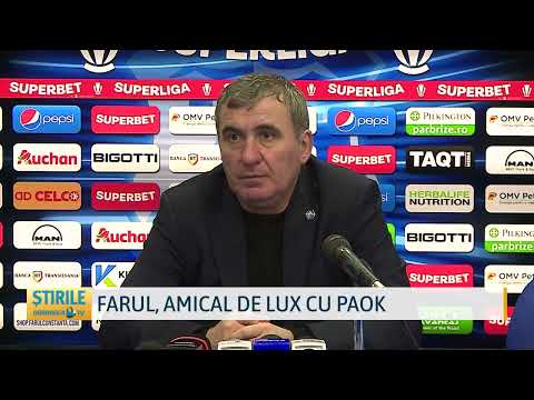 Farul, amical de lux cu PAOK