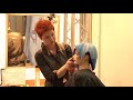 A Fond Pour Le Concours De Coiffure