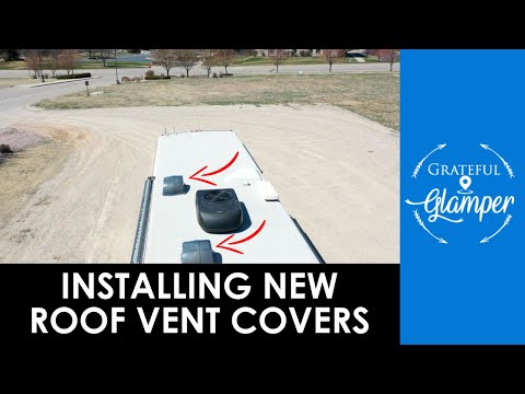 HOW TO INSTALL CAMCO RV VENT COVERS IN 4 EASY STEPS!!
