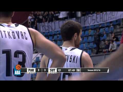 ABA Liga 2015/16, Round 5 match: Partizan NIS - Sutjeska (15.10.2015)