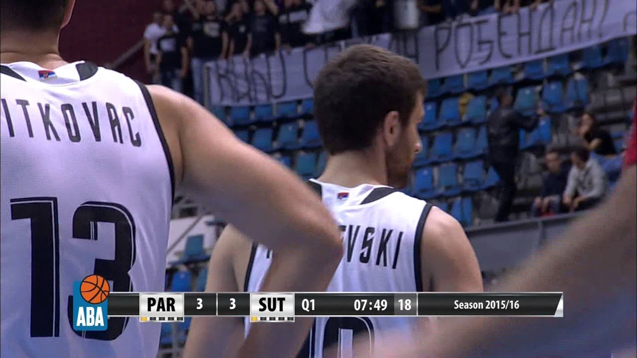 ABA Liga 2015/16, Round 5 match: Partizan NIS - Sutjeska (15.10.2015)