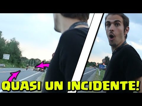 IO E FEDERIC ABBIAMO QUASI  VISTO UN INCIDENTE DI UNA MOTO!
