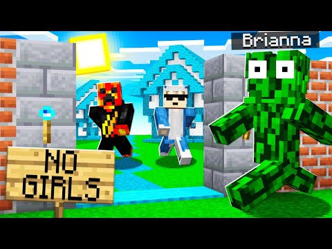 I Helped My Wife SNEAK onto a BOYS ONLY Minecraft Server!