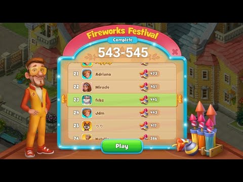 Gardenscapes 543-545