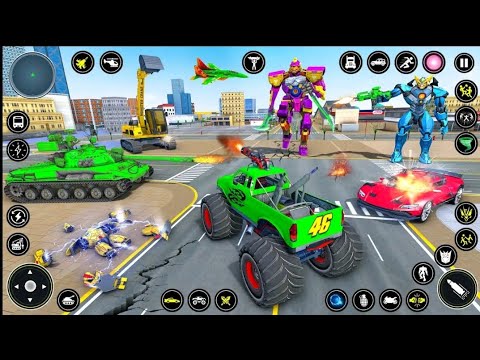 MONSTER CRANE ROBOT CAR GAME